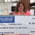facebook lottery certificate